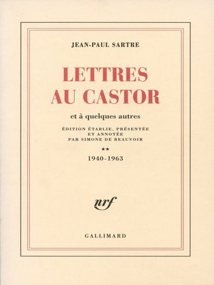 cover image of Lettres au Castor et à quelques autres (Tome 2)--1940-1963